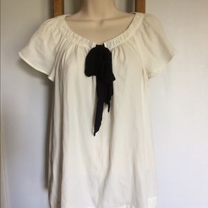 🛍BOGO LOFT Vintage Inspired Tie Blouse Short